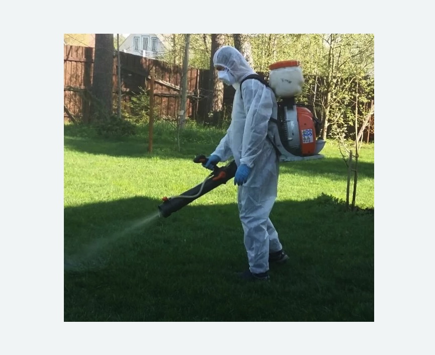 Обработка территории от клещей в Александровске